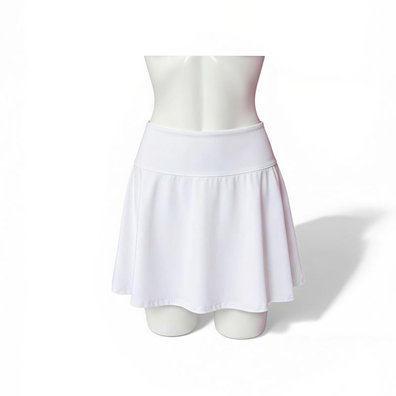 [1 of 1] Rewear Station Sexy Navy Halter Statement Top White Skirt Set Baju Set Biru Putih