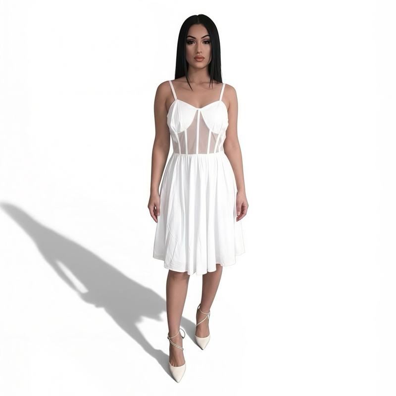 Women’s stylish short sleeved elegoant modern dress