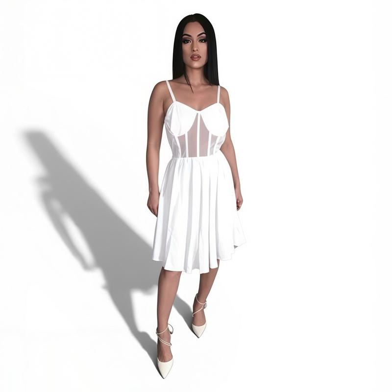 Women’s stylish short sleeved elegoant modern dress