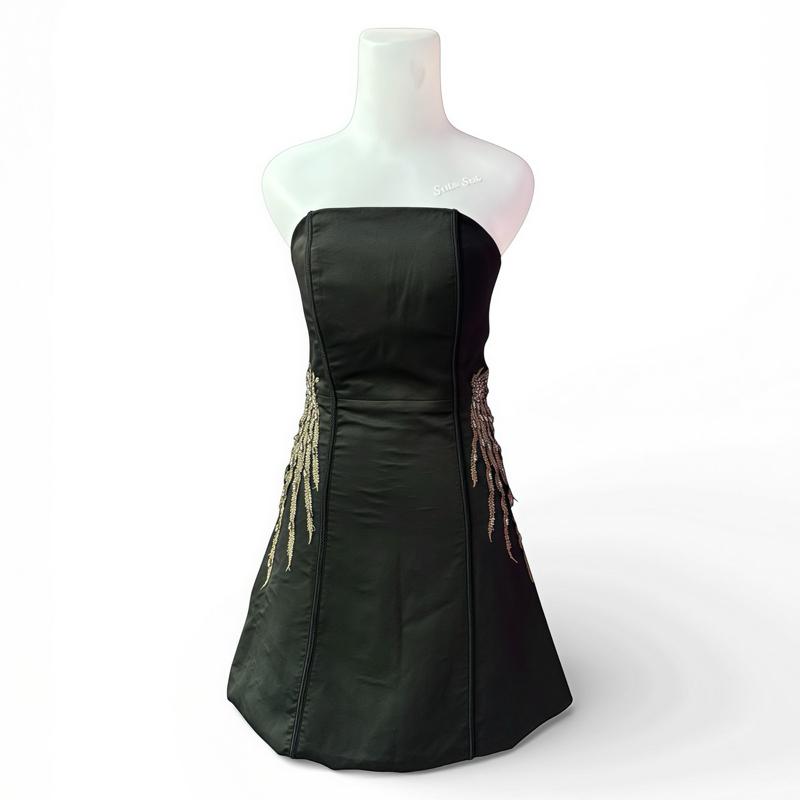 Rewear Station Elegant Evening Tube Mini Dress Ready Stock Malaysia Cantik Baju Wanita
