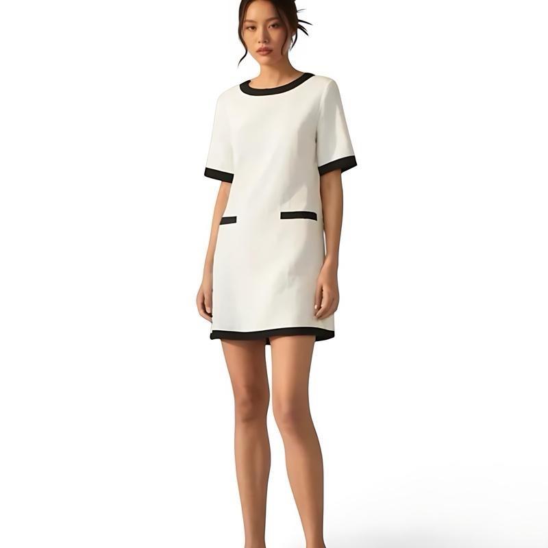 The rewear station Contrast Pocket Mini Dress ready